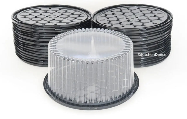 9"  Cake Container for 2-3 layers  Case of 80 - #WG27 D & W Fine pack