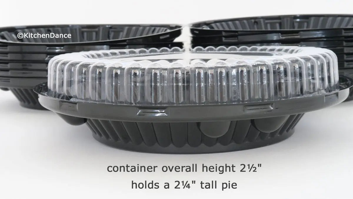10" Plastic Pie Container - Low Dome Lid - Case of 160 - #WJ44 D & W Fine pack
