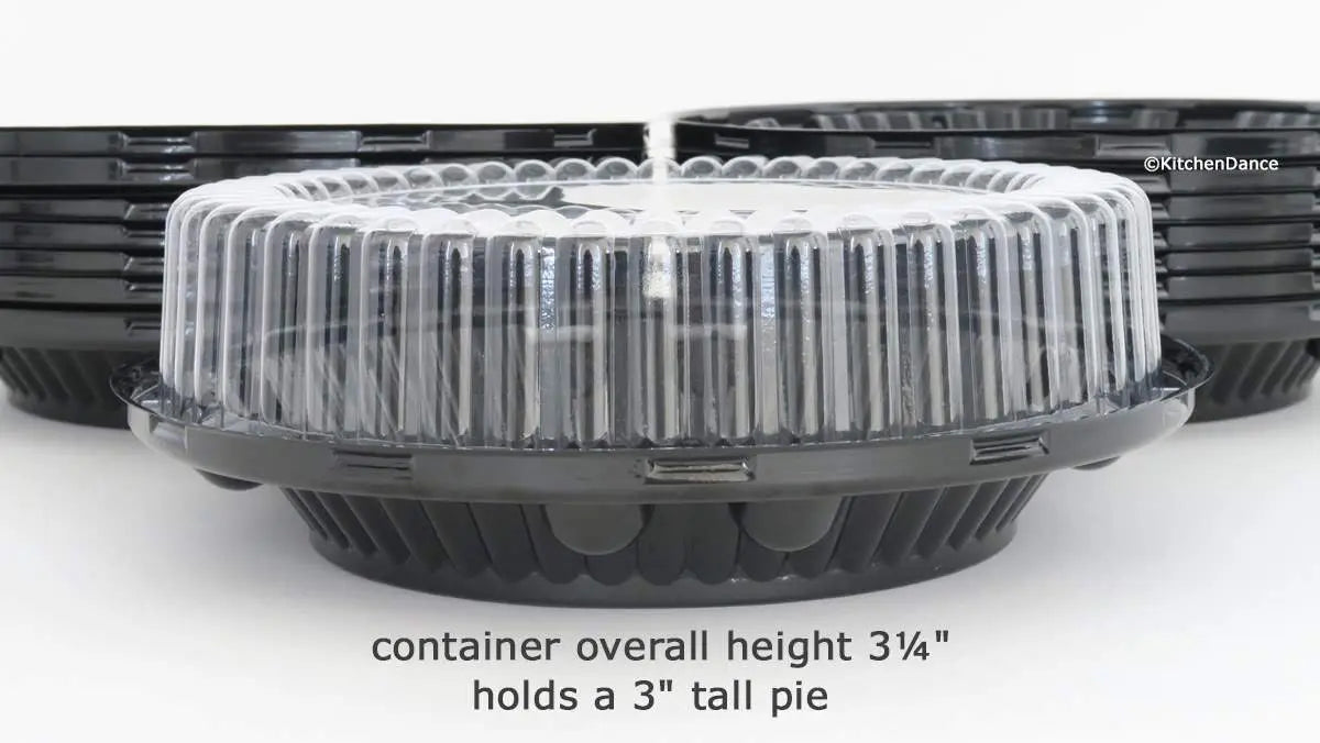 10" Plastic Pie Container with High Dome Lid - Case of 160 - #WJ45 D & W Fine pack