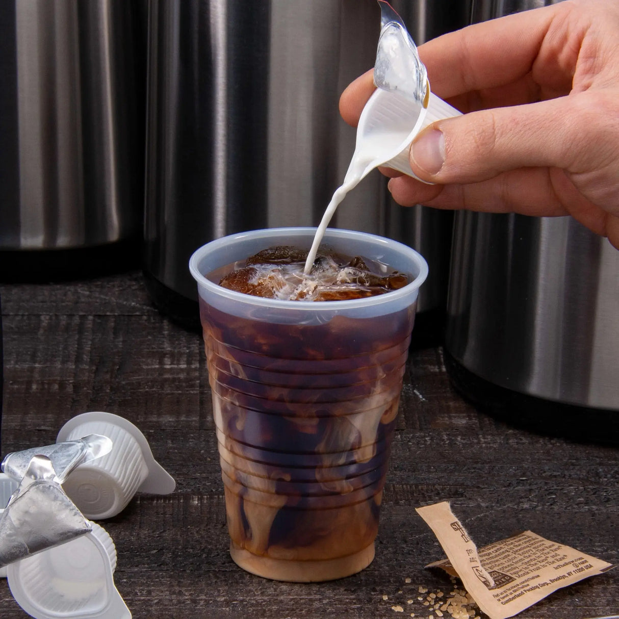 Dart 10 oz. Translucent HIPS Plastic Cold Cup - Case of 2500 - #Y10 Dart Container