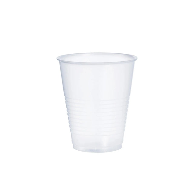 Dart 12 oz. Translucent Squat HIPS Plastic Cold Cup - Case of 1000 - #Y12S Dart Container