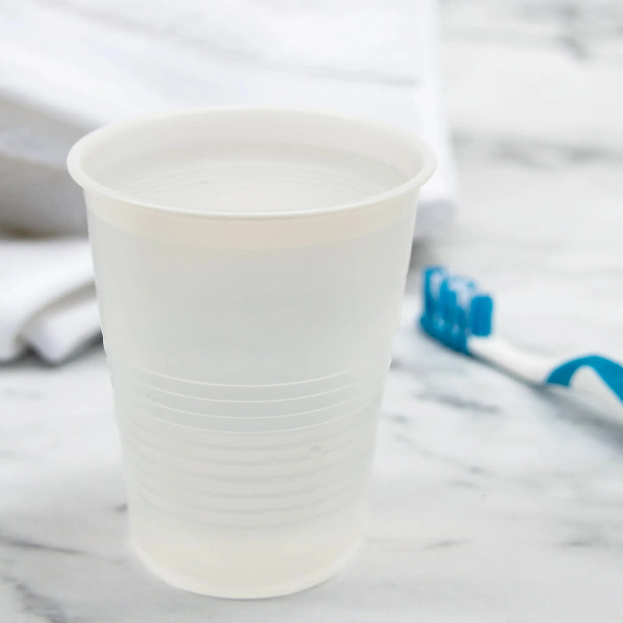 Dart 12 oz. Translucent Squat HIPS Plastic Cold Cup - Case of 1000 - #Y12S Dart Container