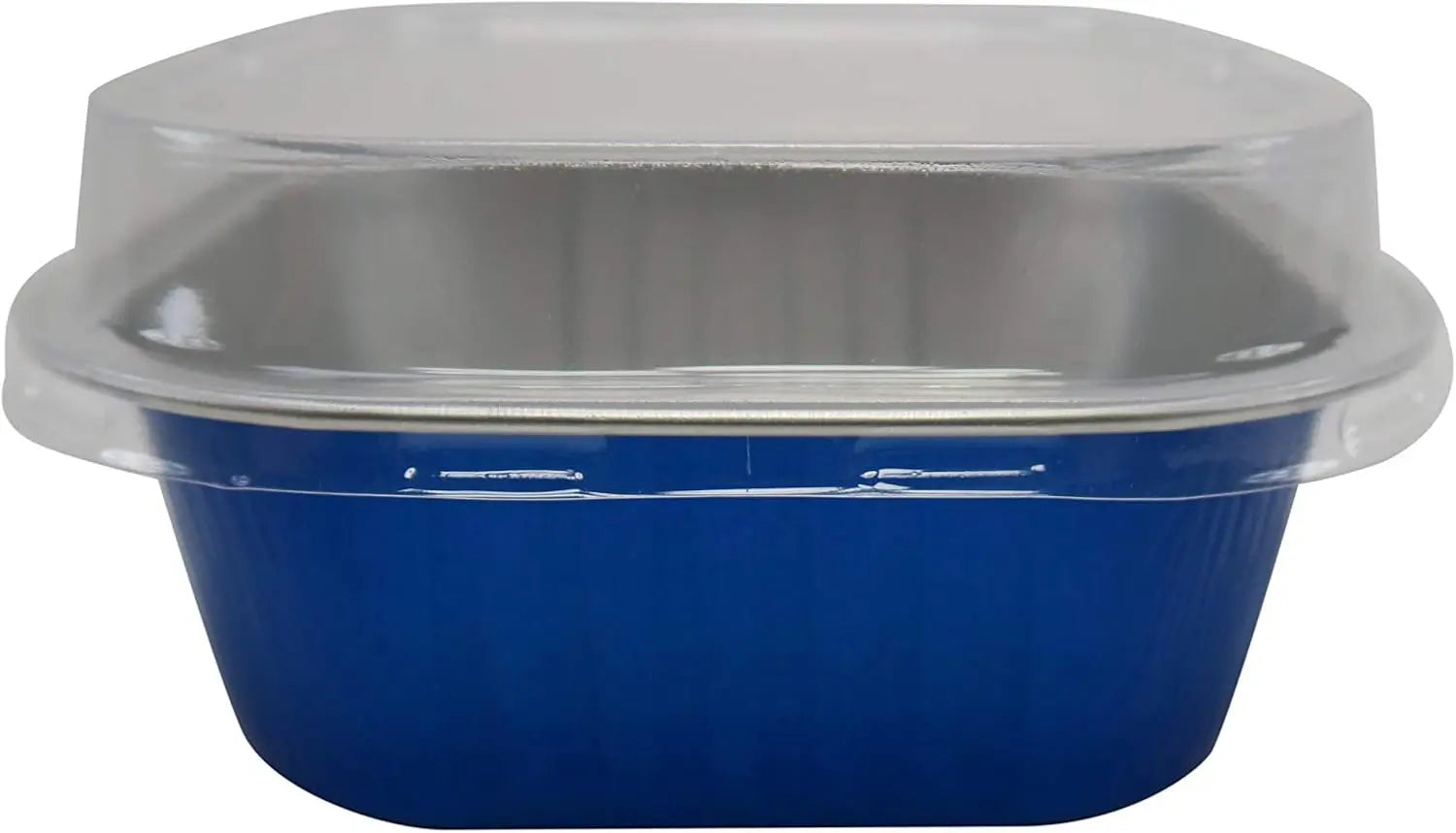 4" Square Colored Aluminum Foil Dessert Pan w/ Lids Case of 1000- #A6P KitchenDance