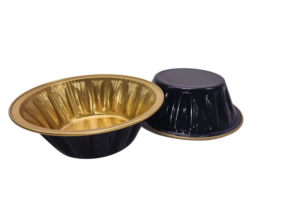 18 oz. Jumbo Disposable Aluminum Pot Pie Pan - Case of 600 -  #A57NL KitchenDance