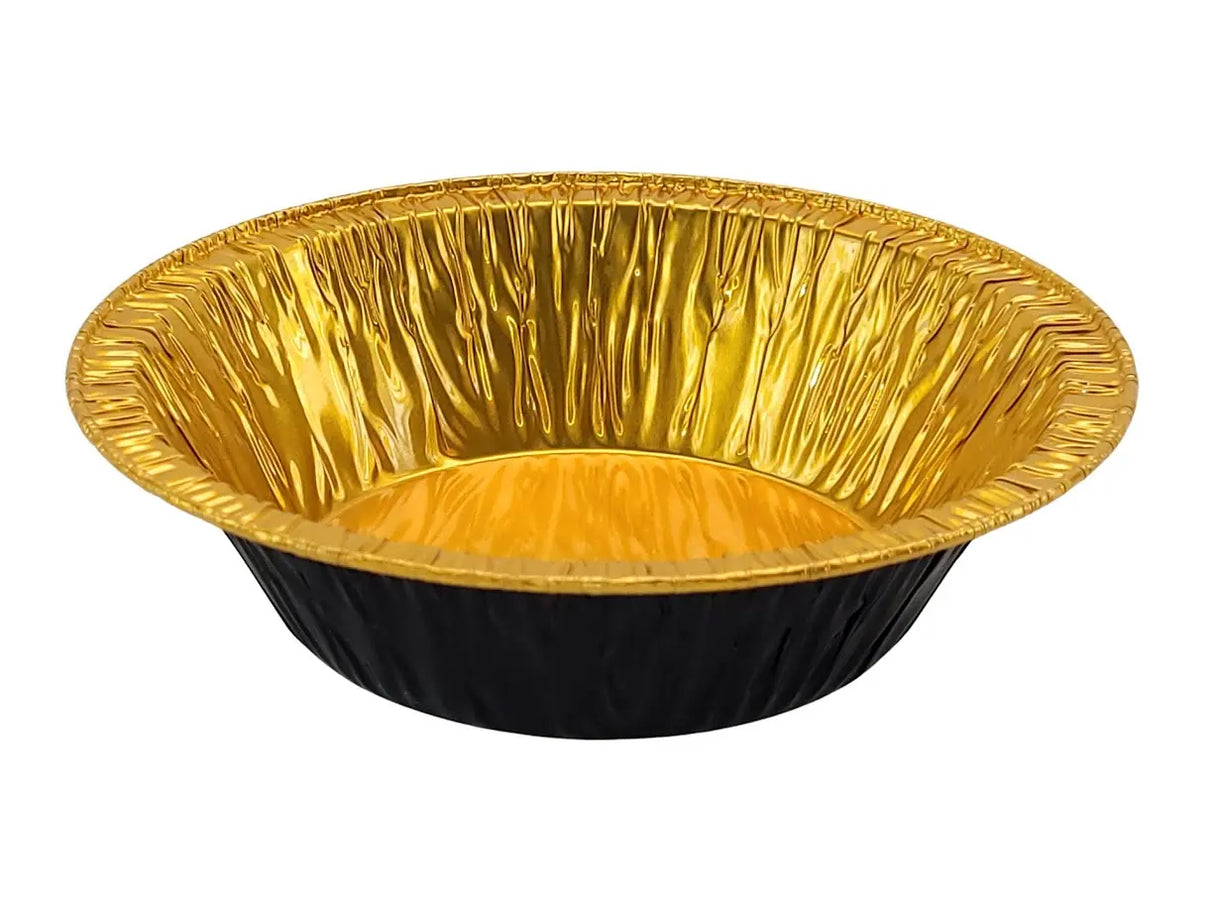 KitchenDance 5" Disposable Colored 8 oz. Individual Size Foil Tart /Pie Pan Case of 2000 - #501NL KitchenDance