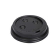 Prime Source Black Lid for 10/12/16/20/24 Ounce Coffee Cups - Case of 1000 Prime Source