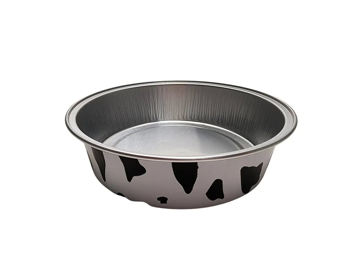 8 oz. Smoothwall Colored Disposable Foil Pan- Case of 1000 - #A42NL KitchenDance