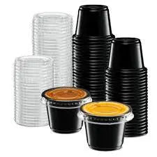 Prime Source Clear Lid for 3.25oz/4 oz./5.5 oz. Portion Cups - Case of 2500 Prime Source