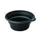 Cruiser® Bowl 5.8″ Round Black 24 oz. MFPP Medium Bowl w/ Lid Combo - Case of 624 D & W Fine pack