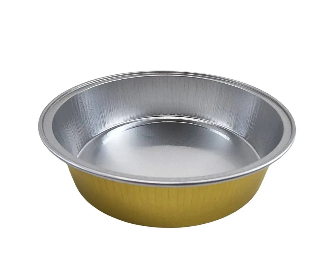 8 oz. Smoothwall Colored Disposable Foil Pan- Case of 1000 - #A42NL KitchenDance