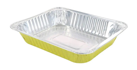 Half Size Colored Disposable Steam Table Pans - Case of 200  #53900 KitchenDance