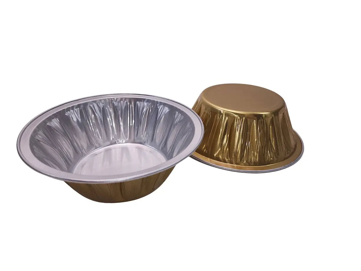 18 oz. Jumbo Disposable Aluminum Pot Pie Pan - Case of 600 -  #A57NL KitchenDance