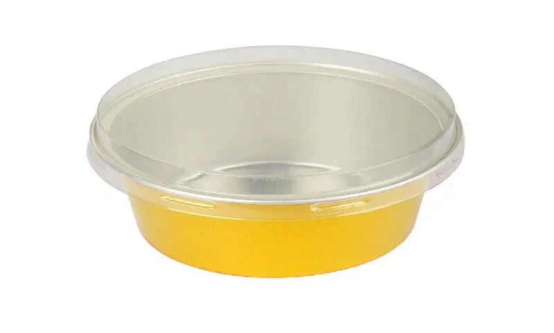 5 oz. Foil Cup with Plastic Lid  Case of 2000 - #A41P KitchenDance