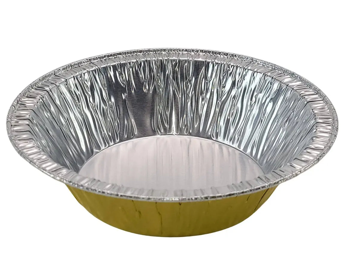 KitchenDance 5" Disposable Colored 8 oz. Individual Size Foil Tart /Pie Pan Case of 2000 - #501NL KitchenDance