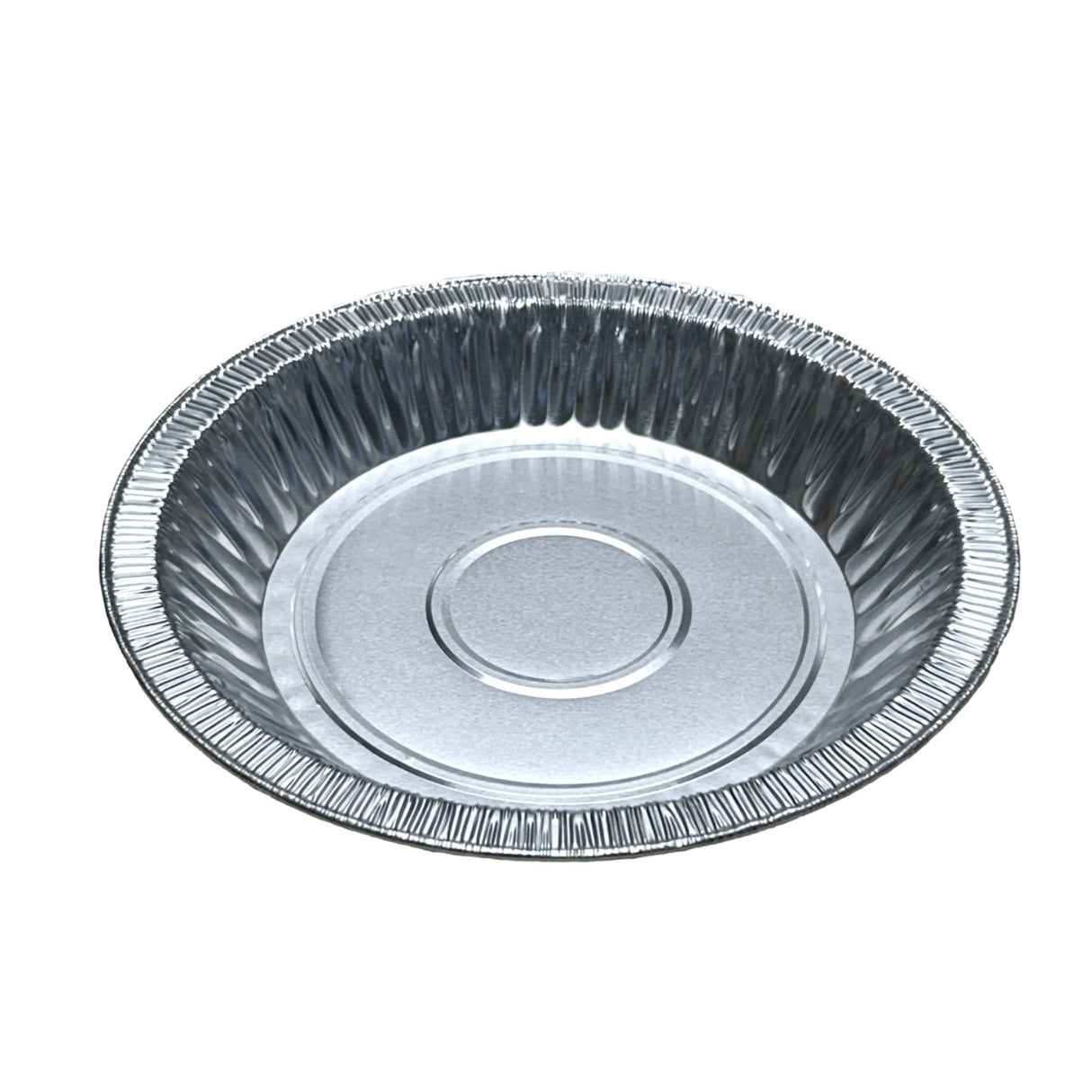 KitchenDance 8" Heavyweight Disposable Aluminum Pie Pan - Case of 200 - #-841 KitchenDance