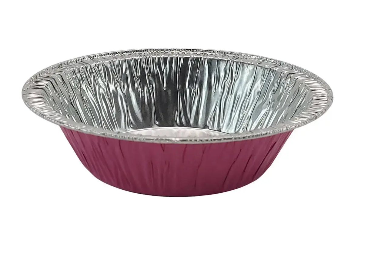 KitchenDance 5" Disposable Colored 8 oz. Individual Size Foil Tart /Pie Pan Case of 2000 - #501NL KitchenDance