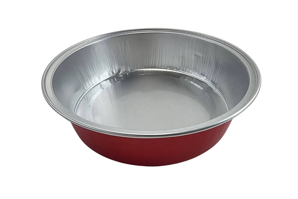8 oz. Smoothwall Colored Disposable Foil Pan- Case of 1000 - #A42NL KitchenDance