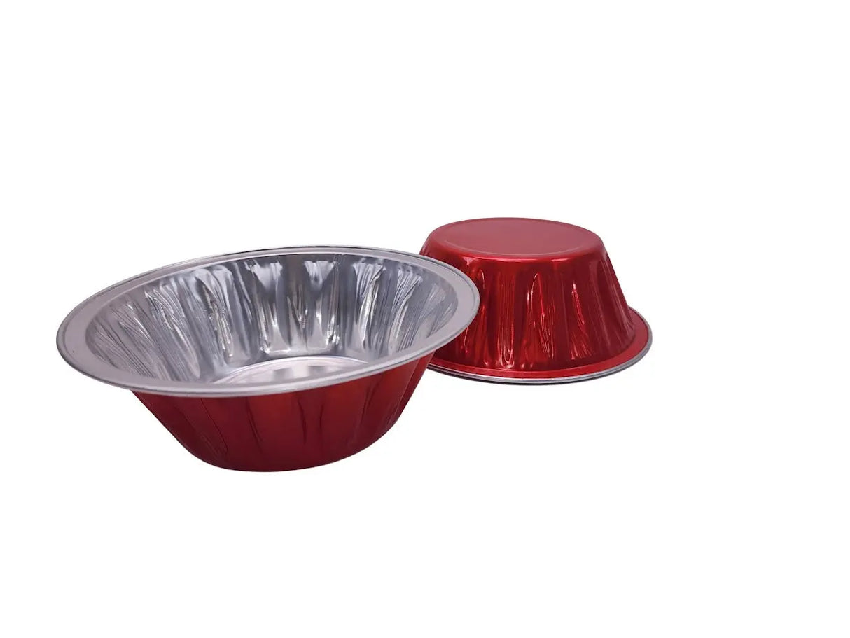 18 oz. Jumbo Disposable Aluminum Pot Pie Pan - Case of 600 -  #A57NL KitchenDance