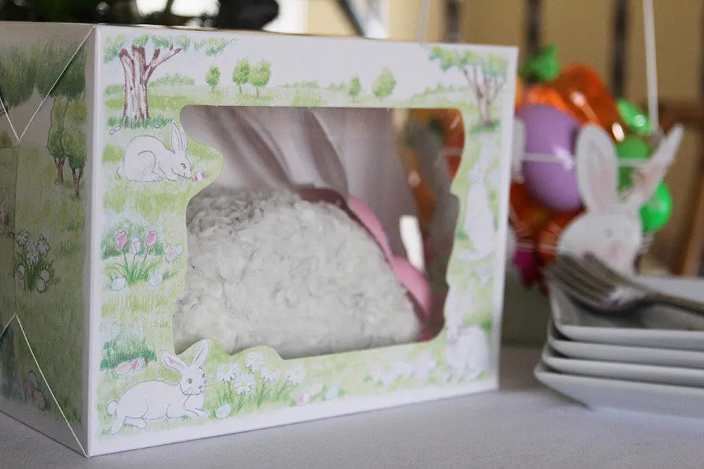 Southern Champion 7 x 10 x 5"  Semi Automatic Easter Bunny Window Bakery Boxes - Case of 100 - #2491 Southern Champion