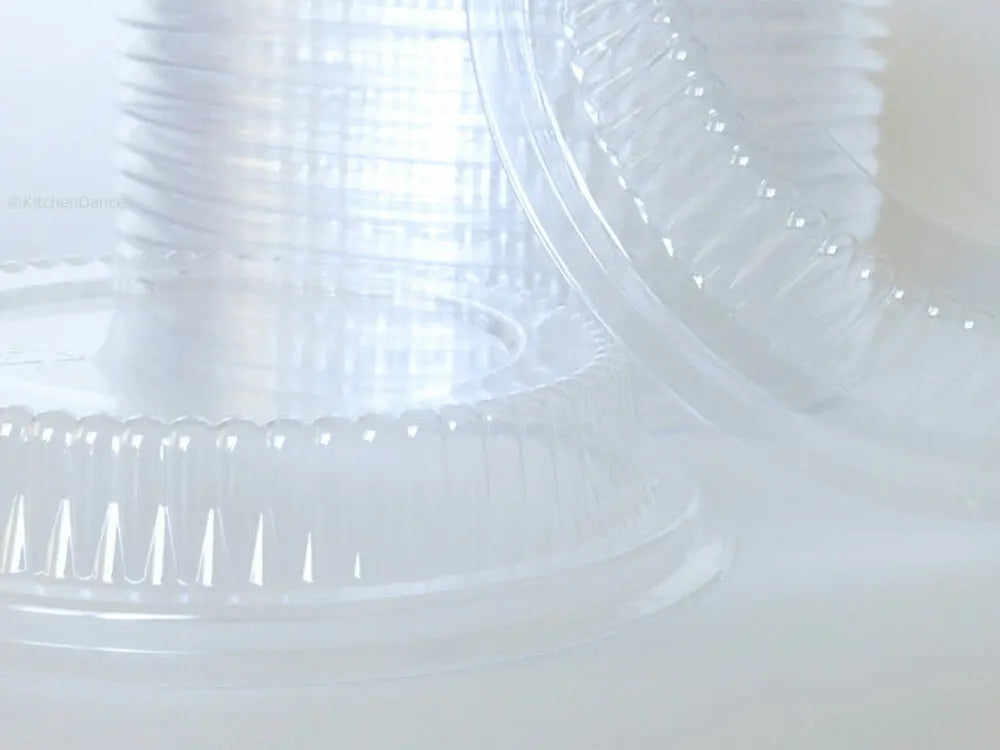Plastic Lid for  5" Disposable 8 oz.  Foil Tart or Pie Pan - Case of 1000 - #P501 Detroit Forming