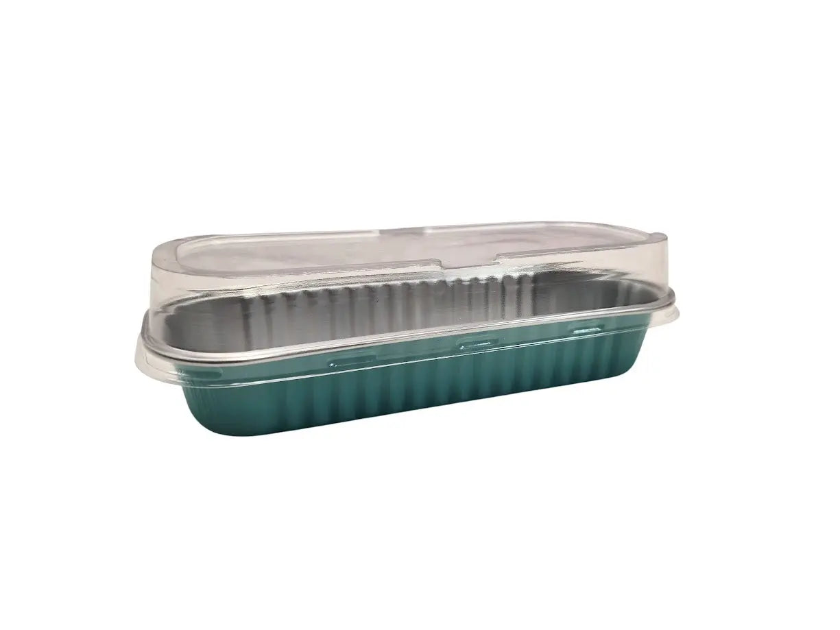 Rectangular Colored Dessert Tin with Stackable Lid - Case of 1000 - #A43P KitchenDance