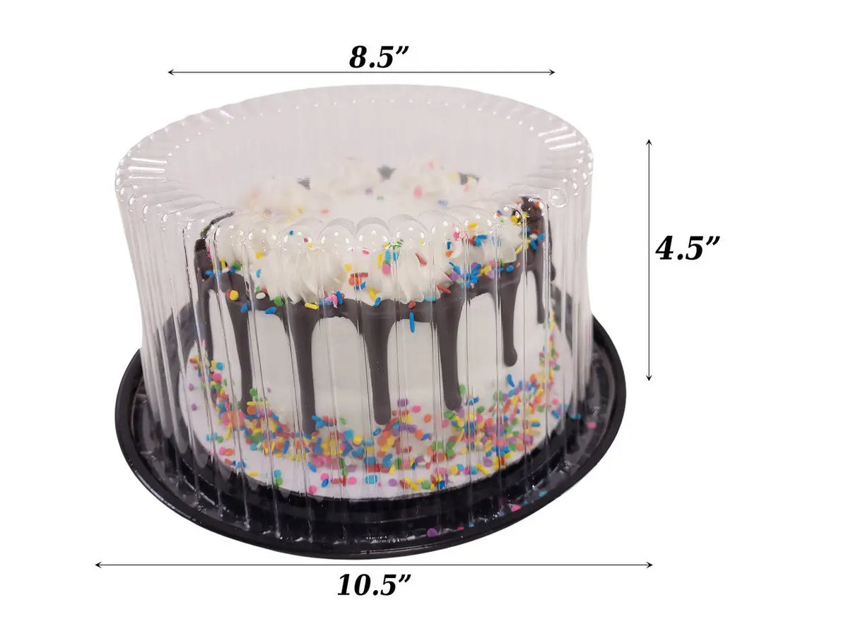 8" Cake Container for 2-3 layer cakes - Case of 160- #WG23 D & W Fine pack