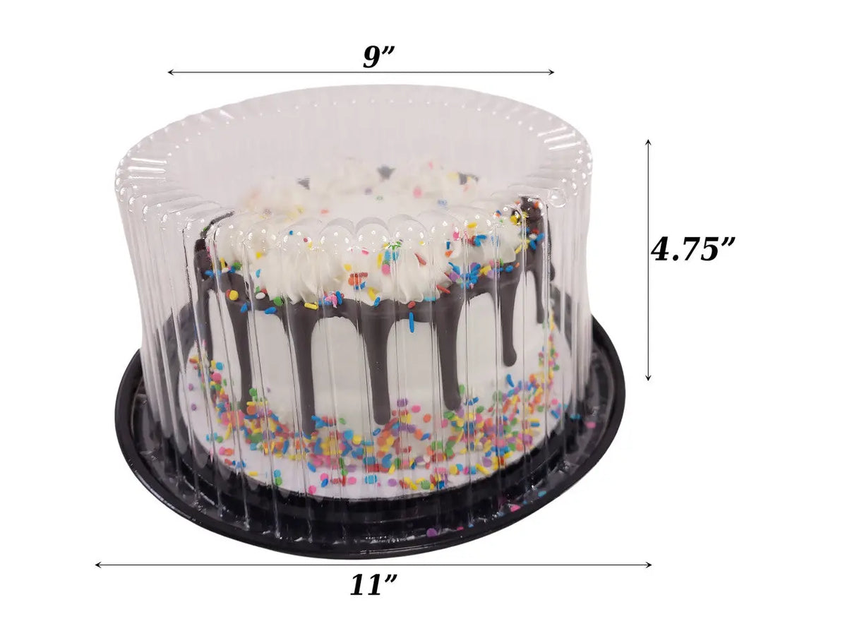 9"  Cake Container for 2-3 layers  Case of 80 - #WG27 D & W Fine pack