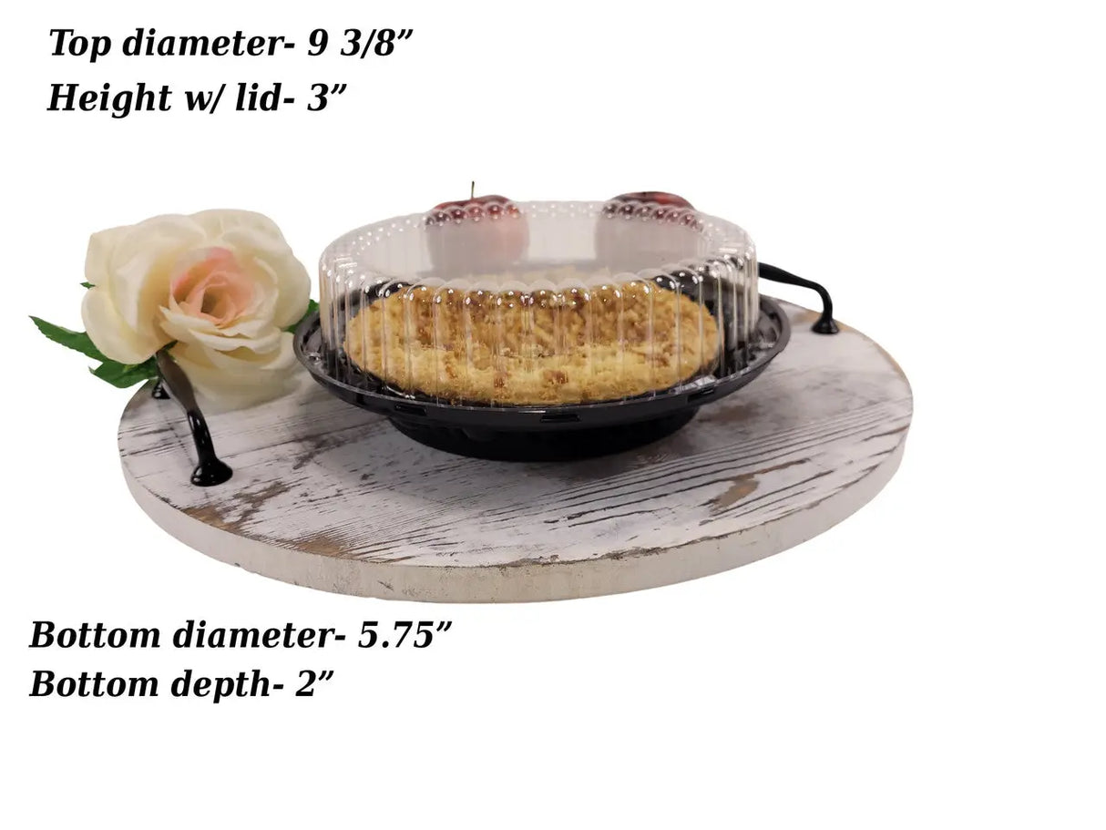 8" Low Dome Pie Container  Case of 100 - #WJ46 D & W Fine pack