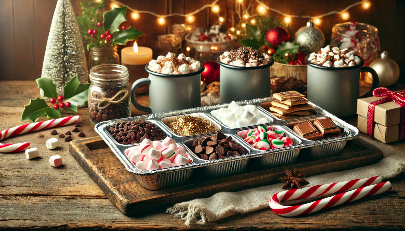 How to Create the Ultimate Hot Cocoa Bar with Disposable Containers