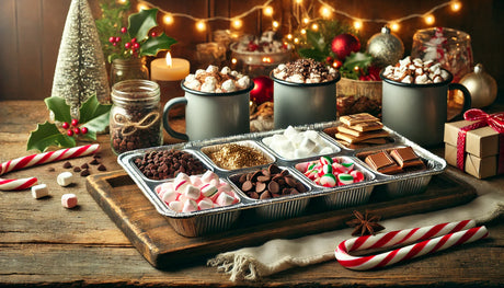 How to Create the Ultimate Hot Cocoa Bar with Disposable Containers