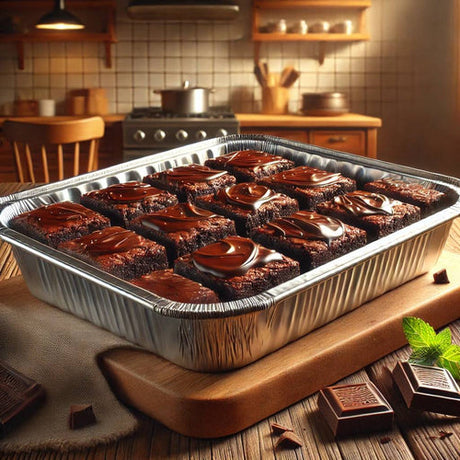 The Ultimate Recipe for Perfectly Baked Brownies in Disposable Foil Pans