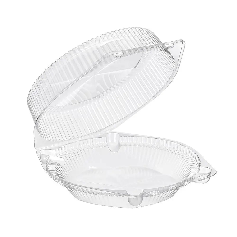 9" Plastic High Dome Clamshell Pie Container - Case of 200  #CPC119 Inline Plastics