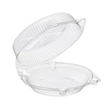 9" Plastic High Dome Clamshell Pie Container - Case of 200  #CPC119 Inline Plastics