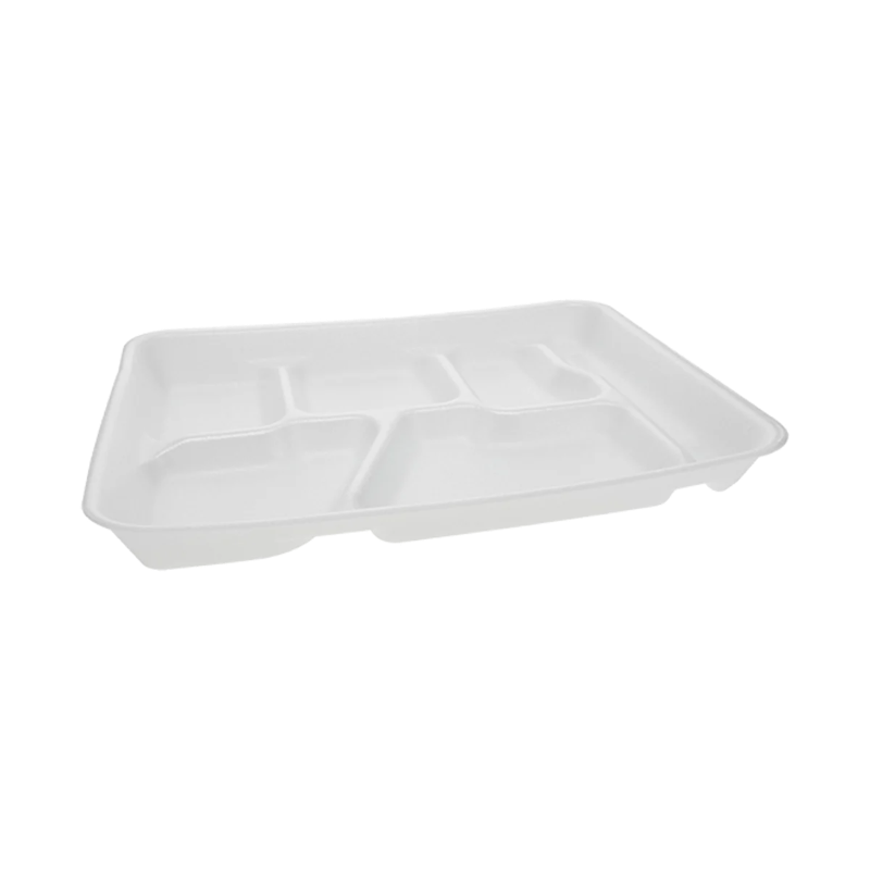 6-Compartment School Lunch Tray - Case of 500 - #0TH10601SGBX