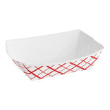 1 lb. compostable food tray in white background