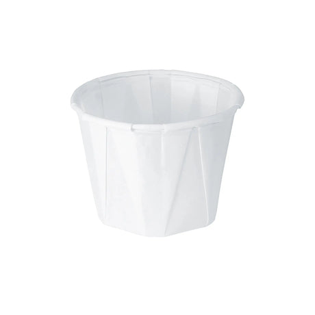 Dart ProPlanet Compostable 1 oz. White Treated Paper Soufflé Cup - Case of 5000 - #100-2050 Dart Container