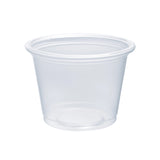 Dart 1 oz. Contact Clear PP Plastic Portion Container - Case of 2500 - #100PC
