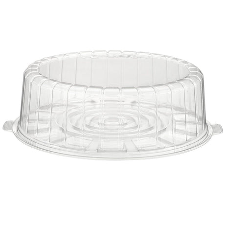 10" Two-Piece Single Layer Round Cake Container - Case of 50 - #1010SCL