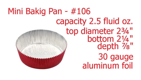 Disposable Colored Foil Tart Shell or Cupcake liner - Case of 5000 -  #K106 KitchenDance