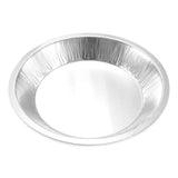 KitchenDance 10" Heavyweight Disposable Aluminum Pie pan  Case of 500 - #1070