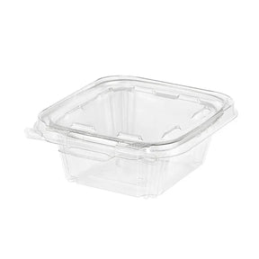 12 oz. tamper evident hangable deli container in white background