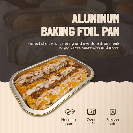 11" x  7" Colored Heavy Aluminum Entrée Pan with Snap on Dome Lid - Case of 200  #A71P KitchenDance
