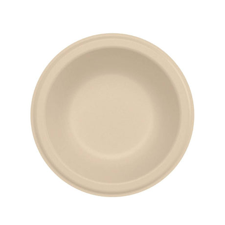12 oz. Round PFAS-Free Fiber Bowl, Natural - Case of 1000 - #12FBRB