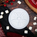 Dart 6-12 oz. White HIPS Plastic Vented Lid - Case of 1000 - #12JL