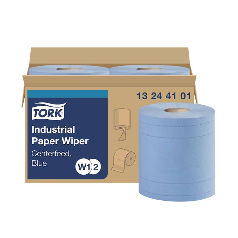 Tork Centerfeed 4-Ply Industrial Blue Paper Wiper - Case of 2 - #13244101