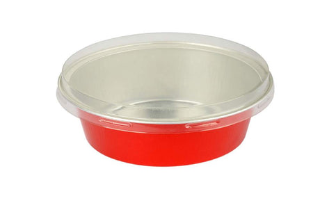 5 oz. Foil Cup with Plastic Lid  Case of 2000 - #A41P