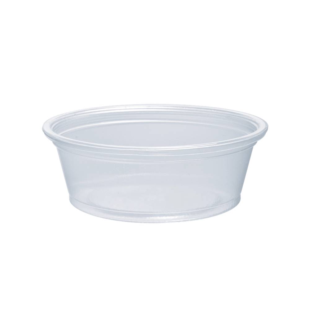 1.5 oz. Contact Clear PP Plastic Portion Container - Case of 2500 - #150PC