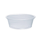 1.5 oz. Contact Clear PP Plastic Portion Container - Case of 2500 - #150PC