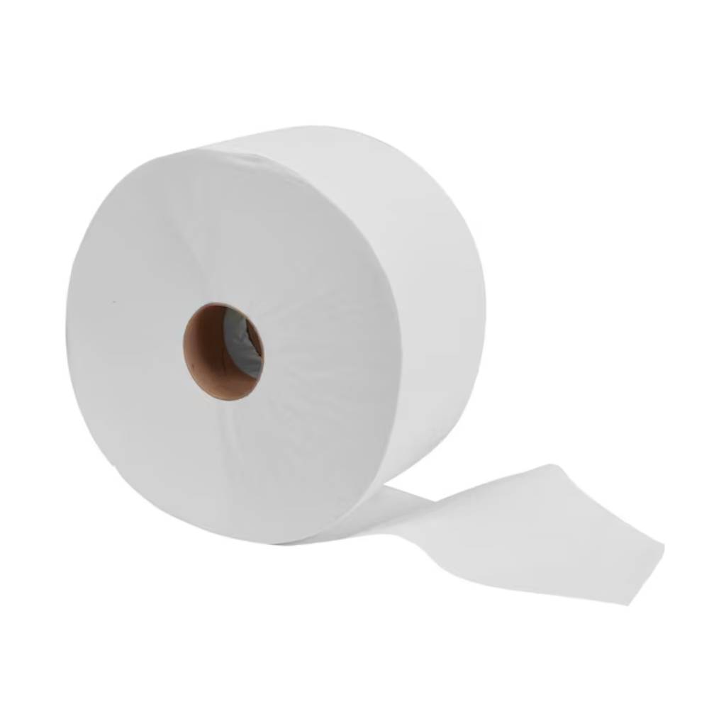 Tork OptiCore® White Mid-size 2-Ply Toilet Paper Roll - Case of 12 - #160090