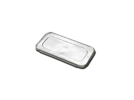 D&W Fine Pack 1/3 Aluminum Steam Table Lid - Case of 100 - #16144